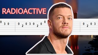 IMAGINE DRAGONS  RADIOACTIVE  Easy Guitar Tutorial TAB