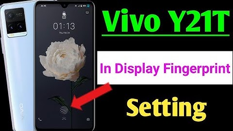 Vivo y21t in display fingerprint setting / Vivo y21t me in display fingerprint Kaise lagaen