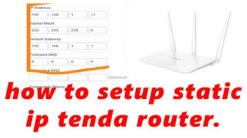 How to setup Tenda router static ip address || By Pro Tutorials BD