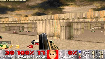 ZDaemon Doom Deathmatch 10-05-2012 (Part 6) greenwar.wad Map2