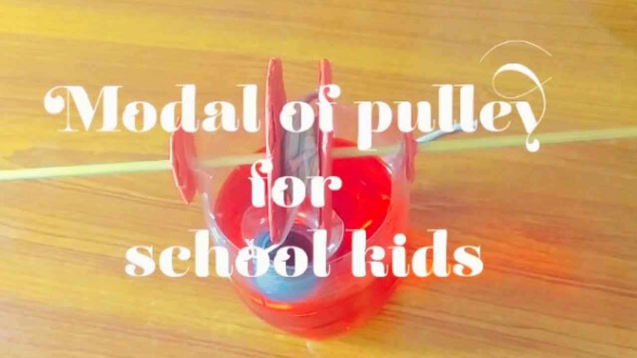How to make pulley for kids Homemade crafts YouTube
