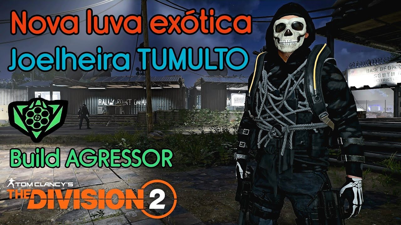 The Division® 2 - Agressor - Nova luva exótica FAVORITOS - Joelheira TUMULTO