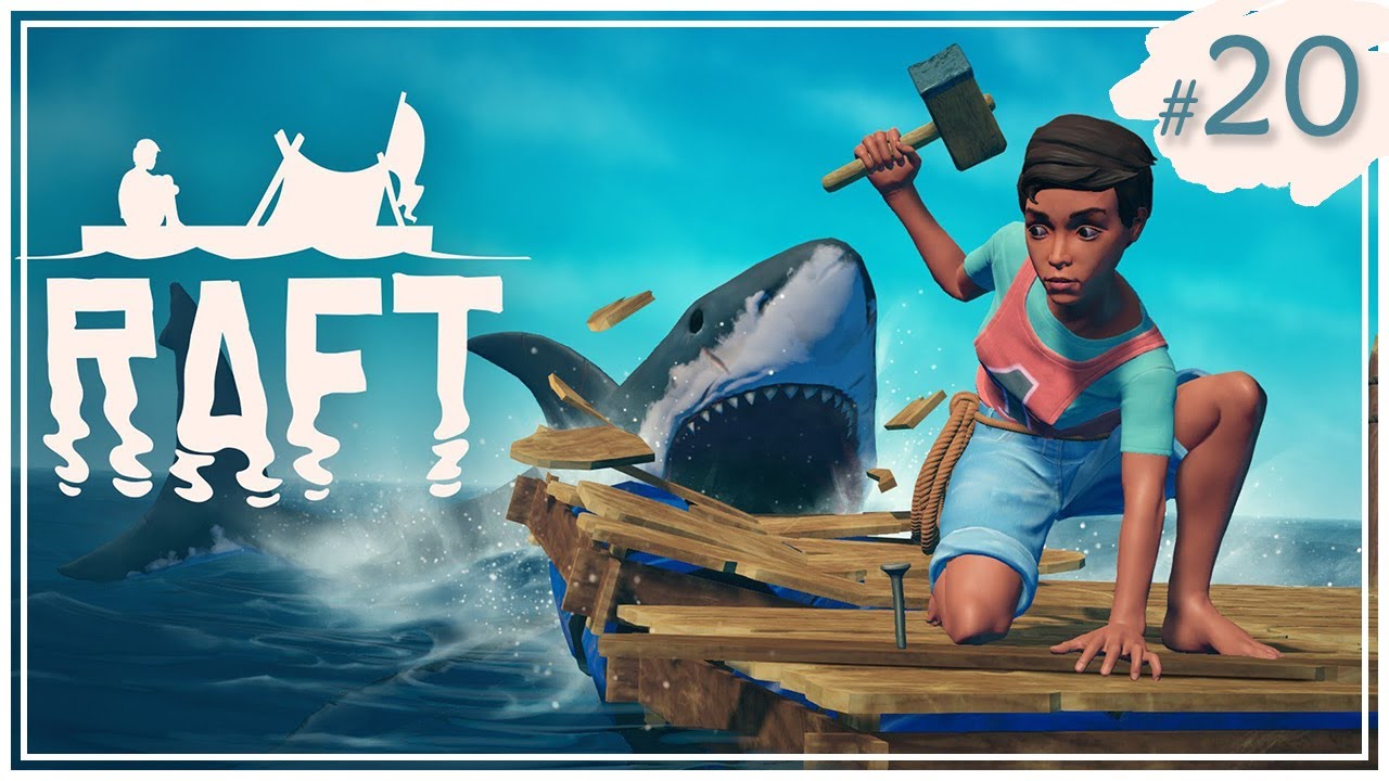 Raft - #20 - Радиовышка (Radio Tower) (ч.2) | Устройство для переработки | Пресованный мусор