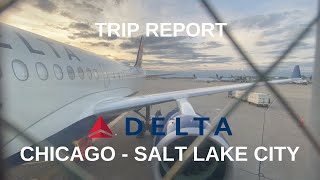 TRIP REPORT | Chicago (ORD) to Salt Lake City (SLC) | Delta Air Lines | A220-100 | Comfort+