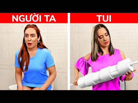 Hướng Dẫn Sống Sót Trong Nhà Vệ Sinh || Thủ Thuật Toilet Vô Cùng Hữu Ích