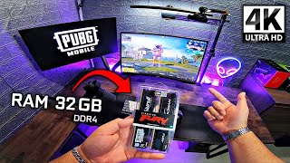 32GB RAM FOR PUBG MOBILE 2.8 EMULATOR GAMELOOP 90 FPS ULTRA HDR 4K (POV ASMR😴)