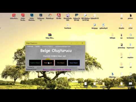 Belge Oluşturma Programı V2 - Teşekkür, Takdir, Onur, Başarı Belgesi