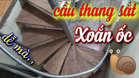 Cầu thang sắt đẹp | hướng dẫn làm cầu thang xoắn ốc bằng sắt | cầu thang sắt