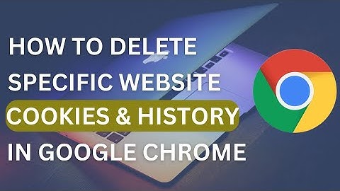 How To Delete Cookies & History For Specific Website In Chrome Browser (2023)