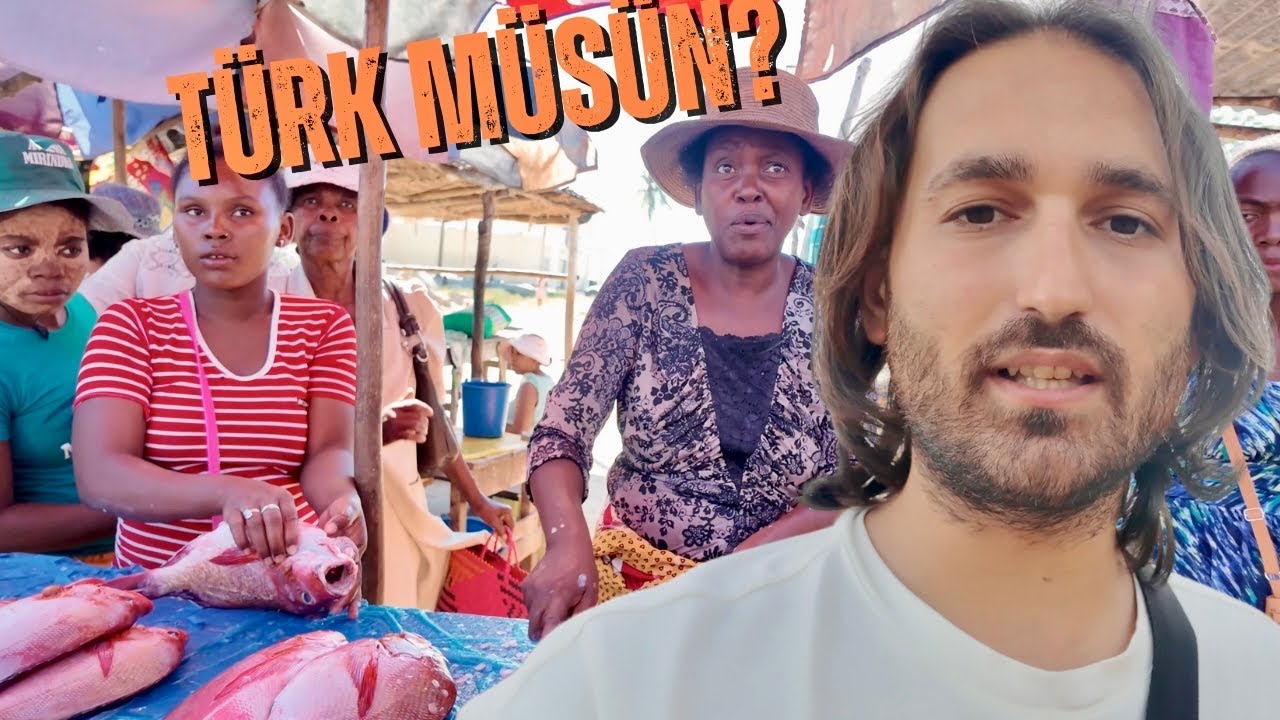 BALIK PAZARI KOKUSU !! BU ÜLKEDE PARA KAZANMAK ÇOK ZOR!🇲🇬