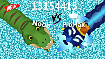 GONZO Noob Vs MARID ProMax Snake The best No01 Snake Battle Gameplay The Map Snake .io Snake Game.