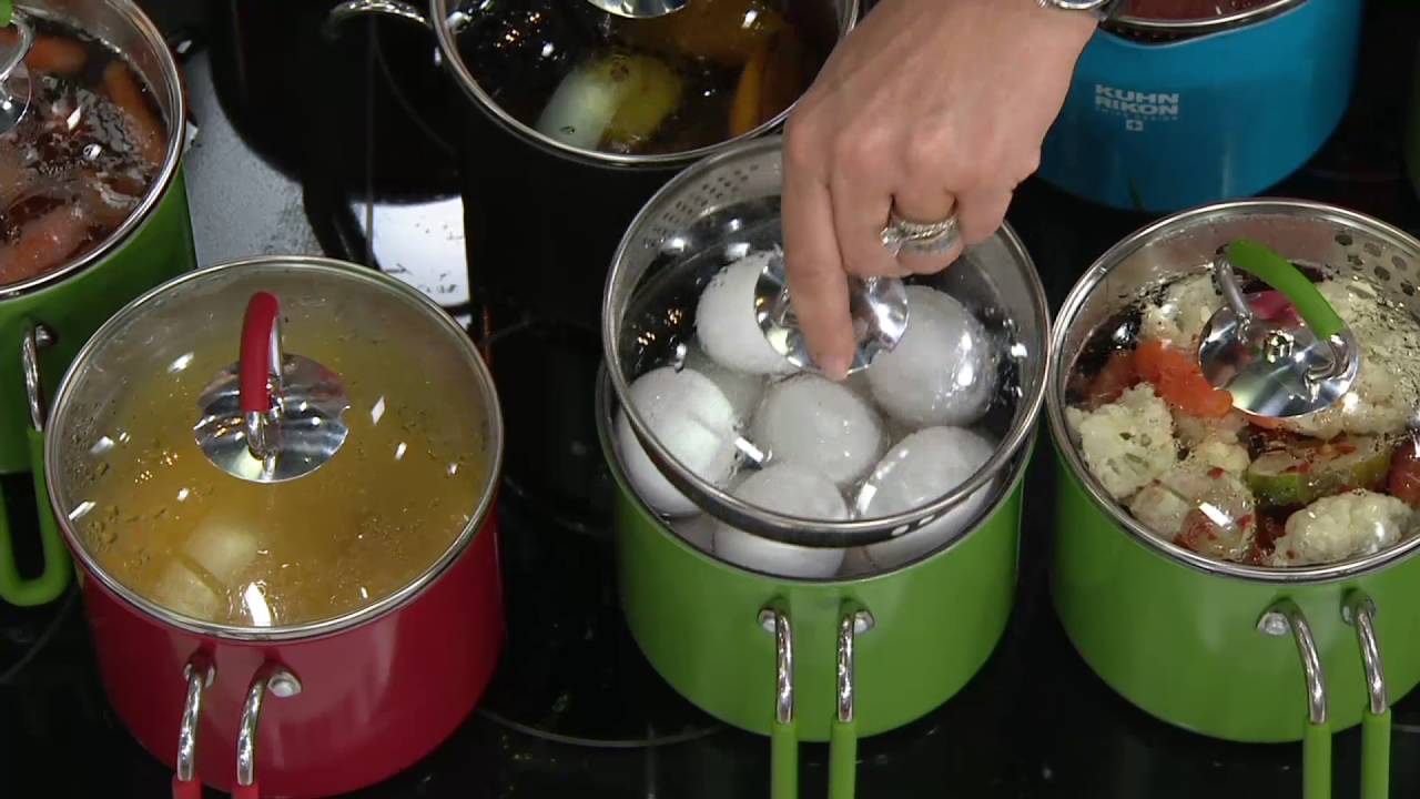 Kuhn Rikon Nonstick Color 7 Cup Multipot on QVC - YouTube