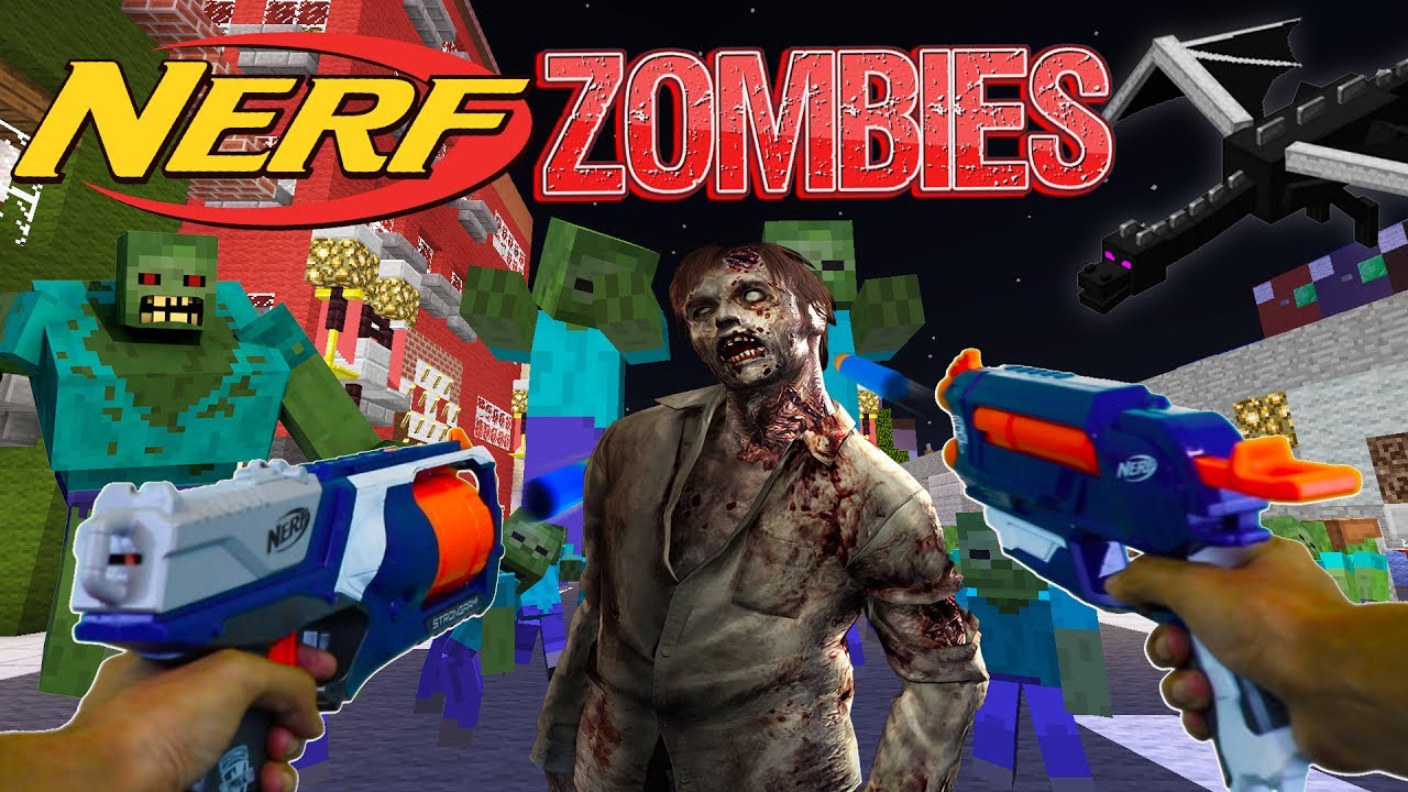 nerf war zombie