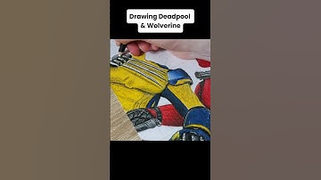 Drawing Deadpool & Wolverine realistic✏️