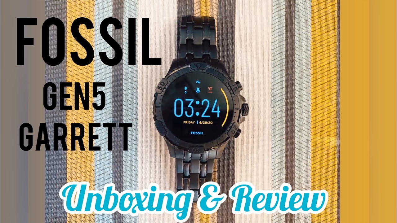 ブランド fossil GARRETTE HR gen5 WEAR OS Google もできます