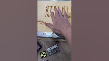 Stalker Board Game Prototype Wooden Box Unboxing #shorts