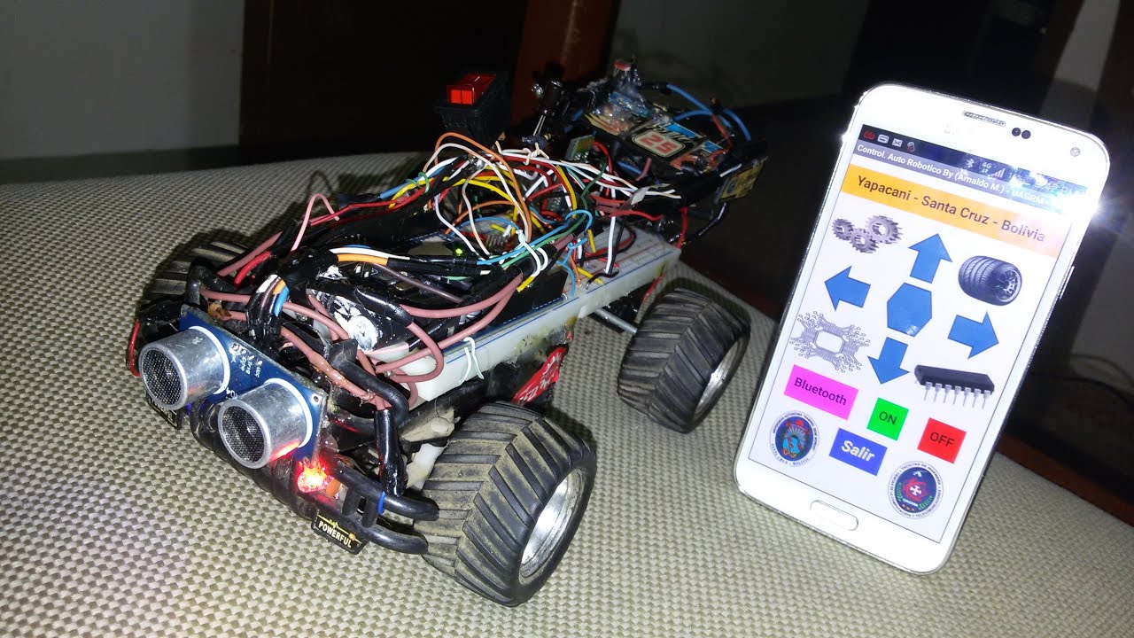 ROBOT A CONTROL REMOTO (Android / Bluetooth / Arduino) - YouTube