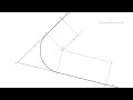 How to link two given oblique lines with the arc of a given radius