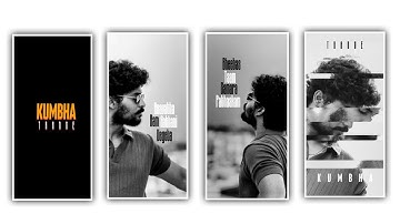 New Trending Kumbha Song lyrics Editing in Alight motion instagram trending reels edit Mobile Edit