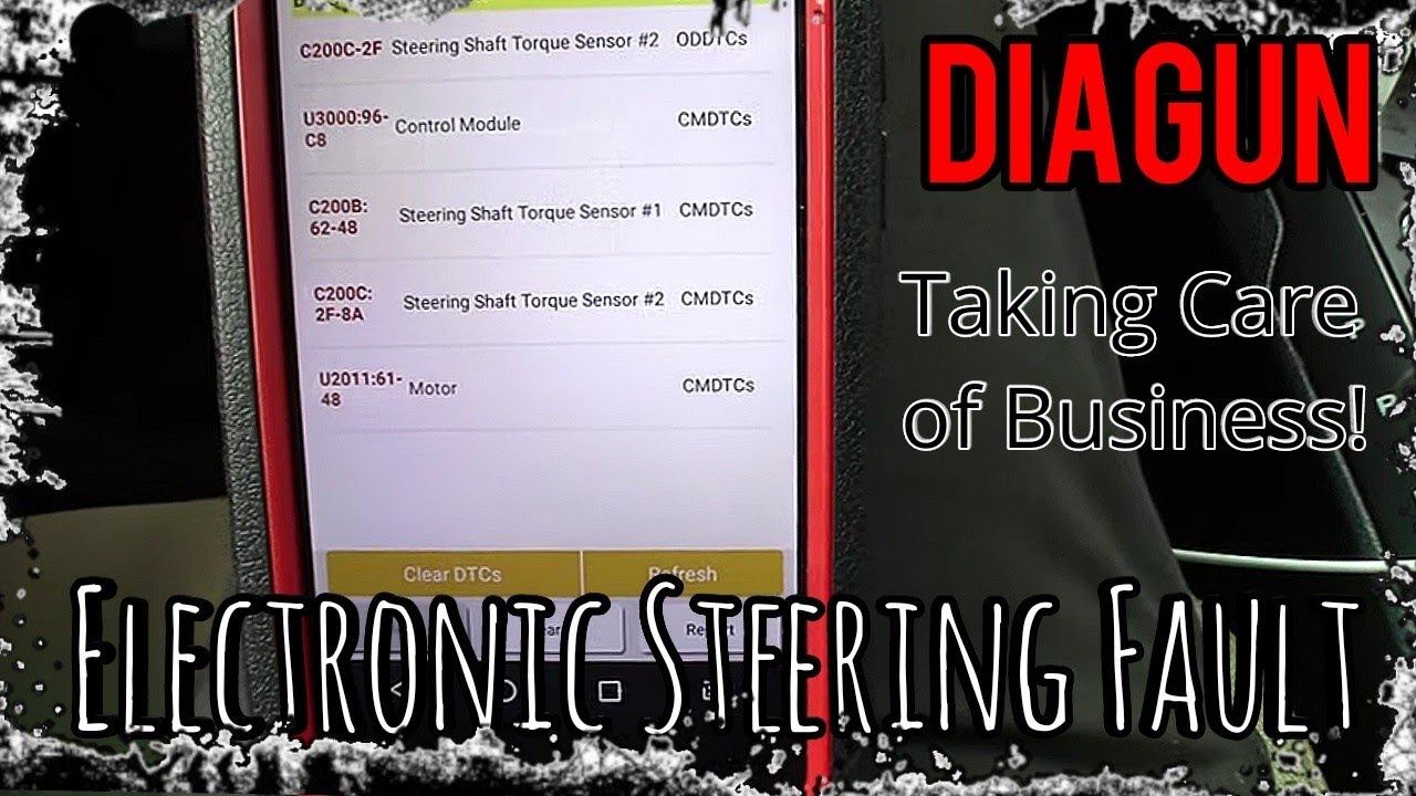 2016 Exploder Electronic Steering Fault & Fix X431 Diagun IV