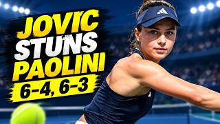 Iva Jovic Stuns Jasmine Paolini 6-4, 6-3 | Ningbo Open 2026 Round of 16 Updates #tennis 