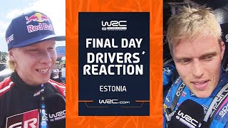 Final Day Drivers' Reaction | WRC Rally Estonia 2023