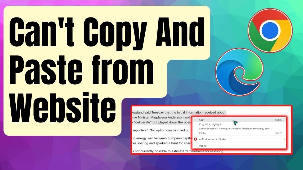 How to Fix Copy Paste Not Working in Chrome Windows 11 Copy Paste Not Working