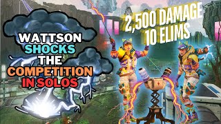 WATTSON ELECRTIFIES SOLOS! Apex Solo Gameplay Season 21