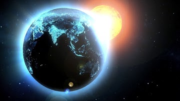 Planet Earth in Space Loop Free HD Video Footage Motion Graphic