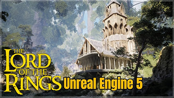 Lord of the Rings in UNREAL ENGINE 5: Elven City