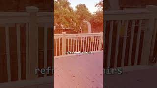 RAILINGS REPLACEMENT ON HUGE 1800 SQ FOOT DECK