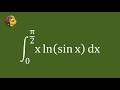 Solving a Definite Integral with Fourier Series, the Eta Function, and the Zeta Function