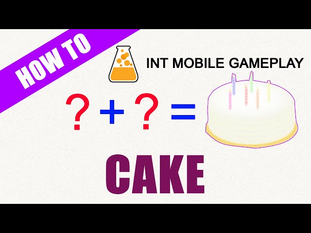 How to make cake in Little Alchemy – Little Alchemy Official Hints!