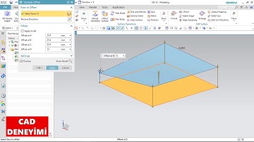 NX 12 | SURFACE - VARİABLE OFFSET SURFACE