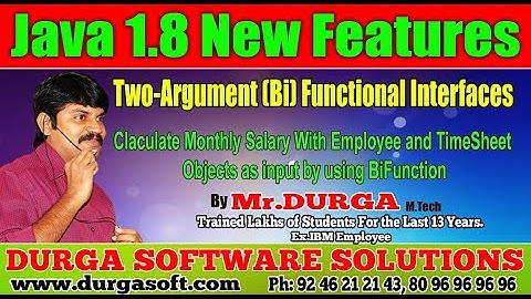 Java 8 ||  Claculate Monthly Salary With Employee and TimeSheet Objects as input by using BiFunction