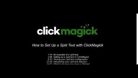 How to Set Up a Split Test with ClickMagick | Clickmagick videos 2020 | Affiliate Marketing 2020