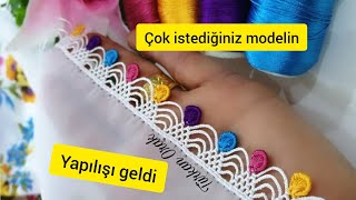 Çok Istediğiniz Tığ Modelinin Yapılışı Nı Çektim Sizin Için Tığ Oyası Sıralı Fıstık Oyasesli Anlatım