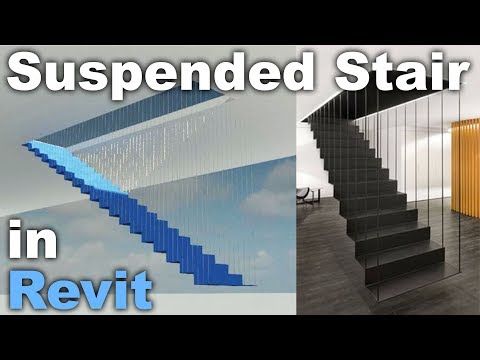 Suspended Stair Design in Revit Tutorial