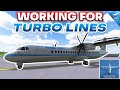 Working As TURBO LINES PILOT | Turboprop Flight Simulator