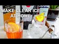 How to Make Clear Ice at Home | Cocktail Boulevardier | MUST WATCH THIS!!