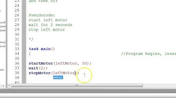 VEX Basic Programming 1