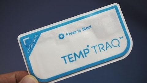 BlueSpar TempTraq Bluetooth thermometer patch Hands on