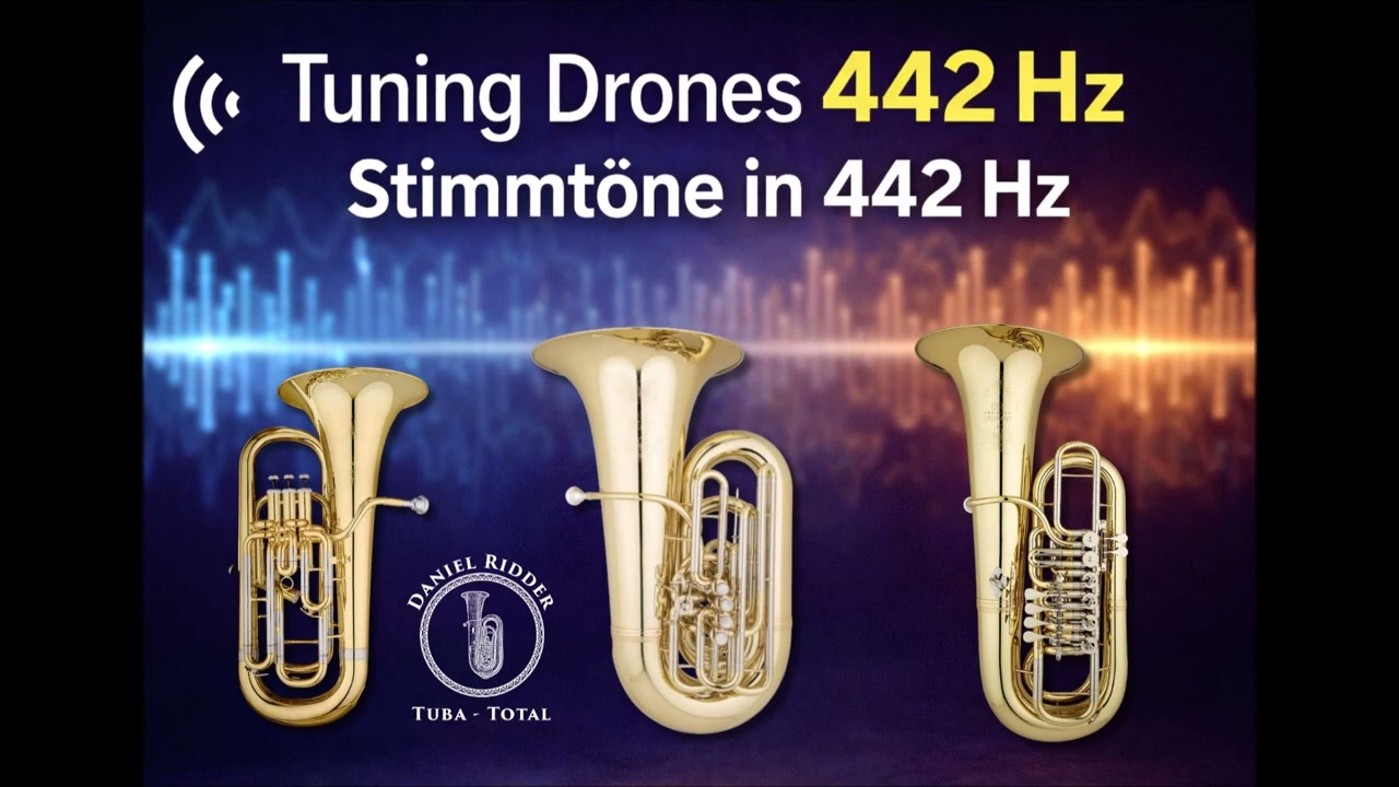 A# / Bb Tuning Drone 442 Hz | Ais / B – Stimmton in 442 Hz | für tiefes Blech (Low Brass)