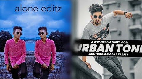 Lightroom dark and blue effect photo editing tutorial | lightroom background colour change preset
