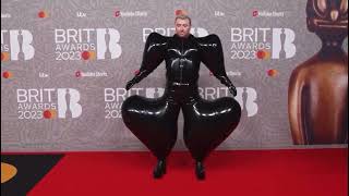Sam Smith on the #BRITs red carpet
