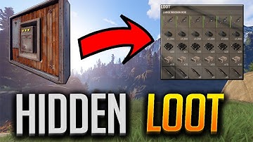 Rust - SECRET/HIDDEN Loot Room Tutorial (WORKS ON ALL BASES!)