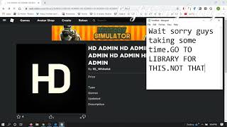 How To Add Admin To A Roblox Game - roblox hd admin images