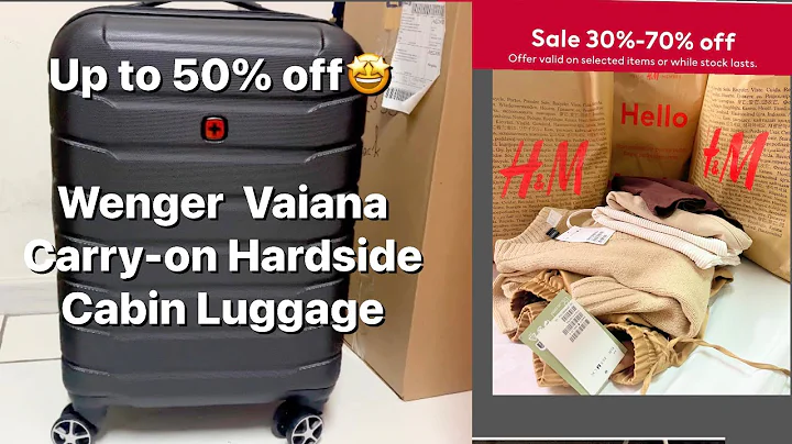 Wenger Vaiana luggage trolley unboxing+H&M huge sale