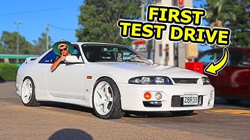 DRIVING MY R33 SKYLINE FOR THE FIRST TIME