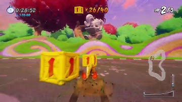 (22) Crash Team Racing: Nitro Fueled Walkthrough - Adventure Mode (Hard) Coco Park (Platinum Relic)